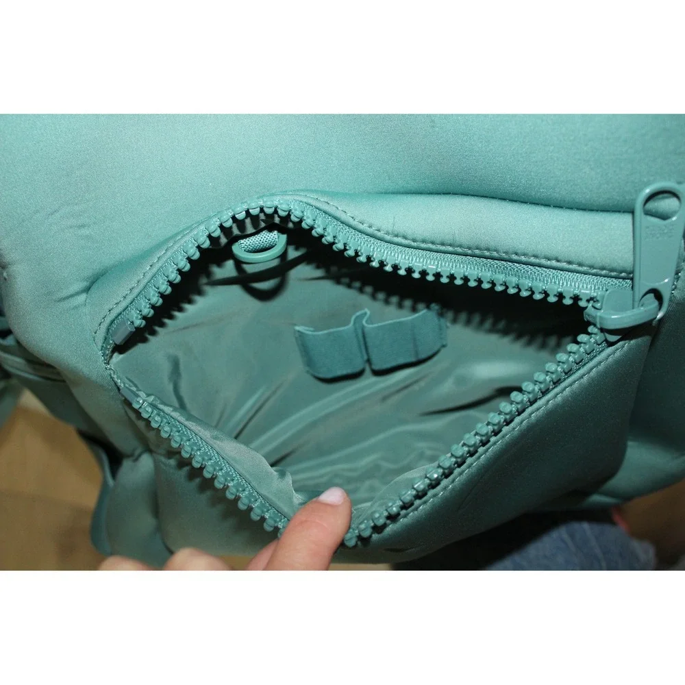 Dagne Dover Dakota Neoprene Backpack Teal Green Medium Travel Commuter Bag
